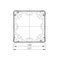 Verkleidungsprofil mk 2040.85 Befestigungsbeispiel