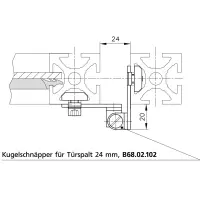 Kugelschnapper Abmessungen