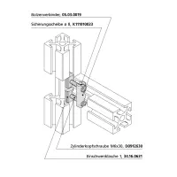 Bolzenverbinder Befestigungsbeispiel