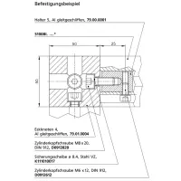 Eckknoten Befestigungsbeispiel