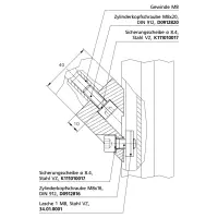 Fachwerkknoten Befestigungsbeispiel