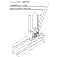 Spannverbinder S Befestigungsbeispiel